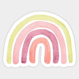 Cute pink rainbow Sticker